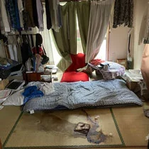 宇都宮市アパート/特殊清掃・畳張替え、表替え / 作業前 01